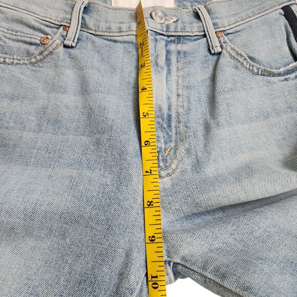 Mother Superior Womens Insider Crop Step Fray Jeans Size 25 Thanks Again Racer - Picture 14 of 16